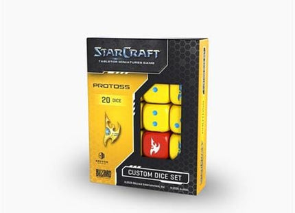 Gamers Guild AZ Archon Studios StarCraft: The Miniatures Game - Custom Dice Set: Protoss (Pre-Order) ACD Distribution