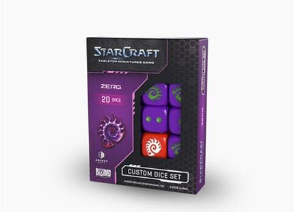 Gamers Guild AZ Archon Studios StarCraft: The Miniatures Game - Custom Dice Set: Zerg (Pre-Order) ACD Distribution
