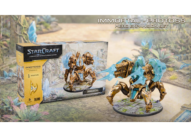 Gamers Guild AZ Archon Studios StarCraft: The Miniatures Game - Protoss: Immortal Expansion Set (Pre-Order) ACD Distribution