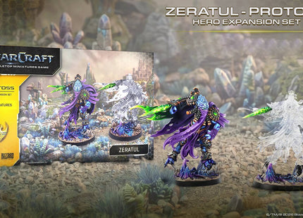 Gamers Guild AZ Archon Studios StarCraft: The Miniatures Game - Protoss: Zeratul Hero Expansion Set (Pre-Order) ACD Distribution