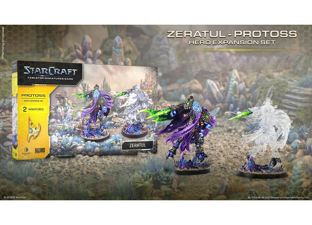 Gamers Guild AZ Archon Studios StarCraft: The Miniatures Game - Protoss: Zeratul Hero Expansion Set (Pre-Order) ACD Distribution