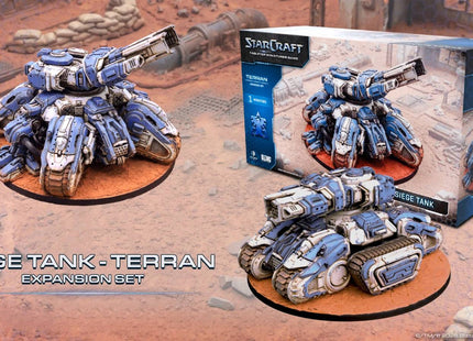 Gamers Guild AZ Archon Studios StarCraft: The Miniatures Game - Terran: Siege Tank Expansion Set (Pre-Order) ACD Distribution