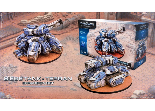 Gamers Guild AZ Archon Studios StarCraft: The Miniatures Game - Terran: Siege Tank Expansion Set (Pre-Order) ACD Distribution