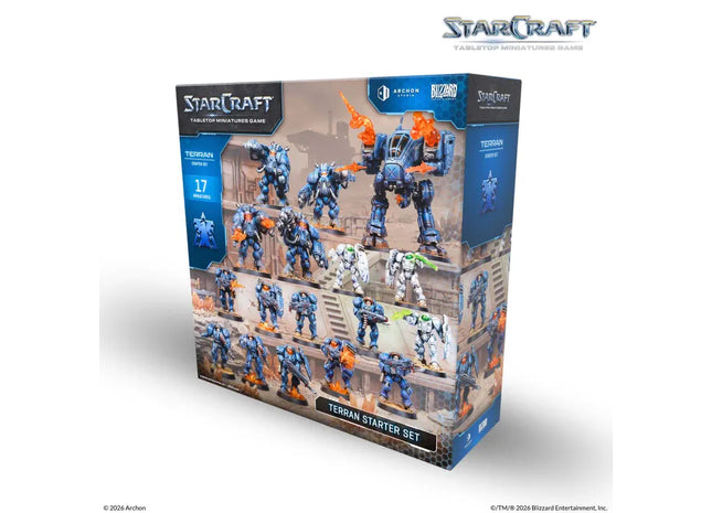 Gamers Guild AZ Archon Studios StarCraft: The Miniatures Game - Terran: Starter Set (Pre-Order) ACD Distribution