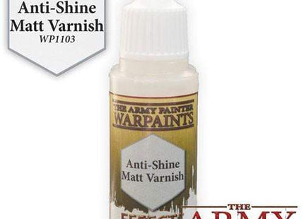 Gamers Guild AZ Army Painter Army Painter: Warpaints Effects - Anti-Shine Matt Varnish Southern Hobby