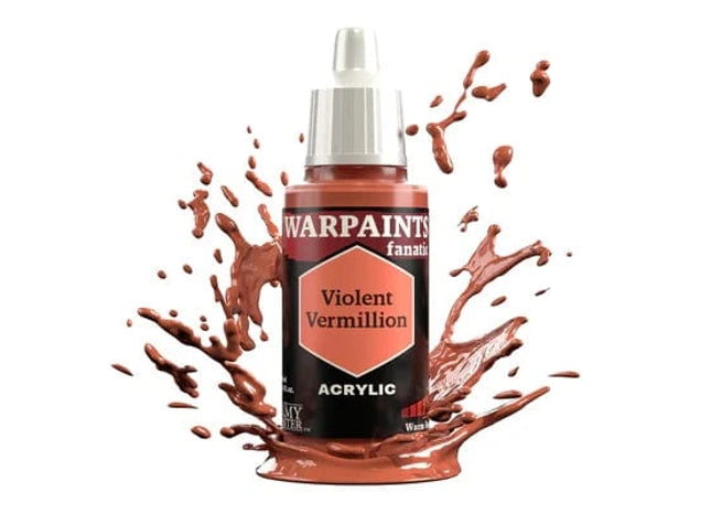 Gamers Guild AZ Army Painter Army Painter: Warpaints Fanatic: Acrylic - Violent Vermilion (18ml) Southern Hobby