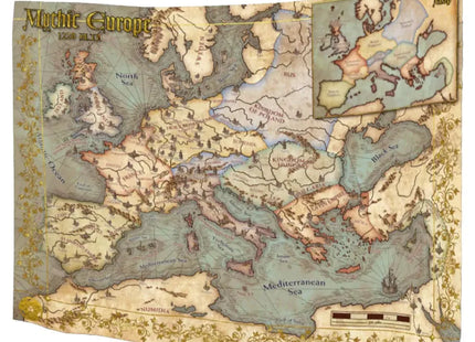 Gamers Guild AZ Atlas Games Ars Magica: Definitive Mythic Europe Map (Pre-Order) ACD Distribution