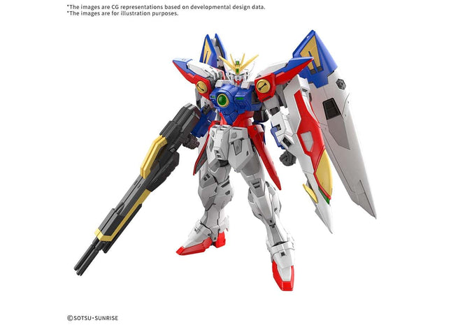 Gamers Guild AZ Bandai Gunpla: Gundam Wing: Wing Gundam Zero RG AW Model Kit GTS