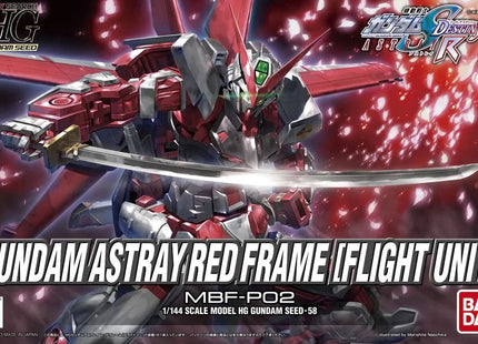 Gamers Guild AZ Bandai Gunpla: HGGS - Gundam SEED Astray, #58 Gundam Astray Red Frame Flight Unit (Pre-Order) AGD
