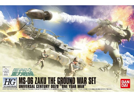 Gamers Guild AZ Bandai Gunpla: HGUC 1/144 - Zaku Ground Attack Set PHD