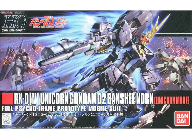 Gamers Guild AZ Bandai Gunpla: HGUC - Gundam UC, #153 Unicorn Gundam 02 Banshee Norn Unicorn Mode (Pre-Order) AGD