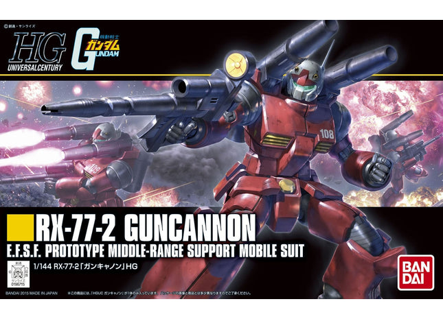 Gamers Guild AZ Bandai HG - Mobile Suit Gundam, #190 RX-77-2 Guncannon (Revive) (Pre-Order) AGD
