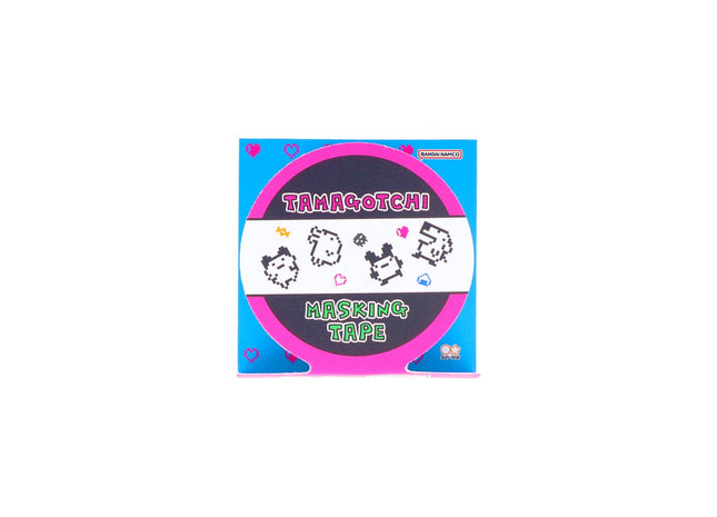 Gamers Guild AZ Bandai MASKING TAPE TAMAGOTCHI D - Pixel Art Characters/White (Pre-Order) Discontinue