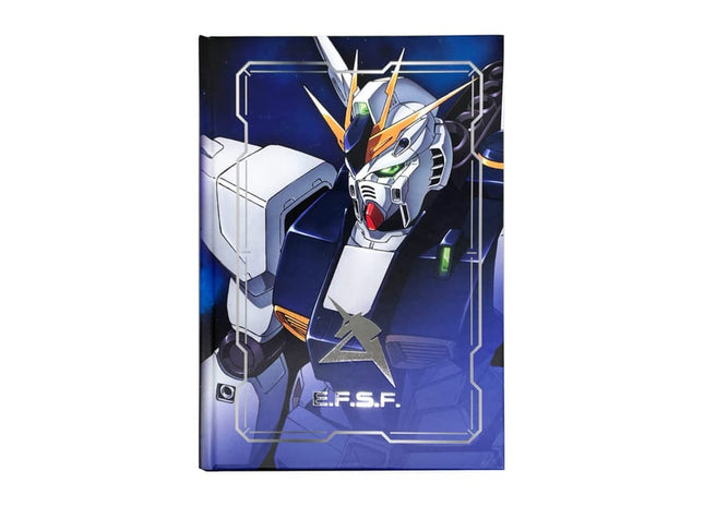 Gamers Guild AZ Bandai Sunstar: GS9 Hard Cover Notebook - Nu Gundam (Pre-Order) Southern Hobby