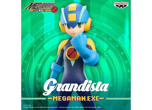 Gamers Guild AZ Banpresto Figure: MEGA MAN BATTLE NETWORK Grandista -MEGAMAN.EXE- JBK International