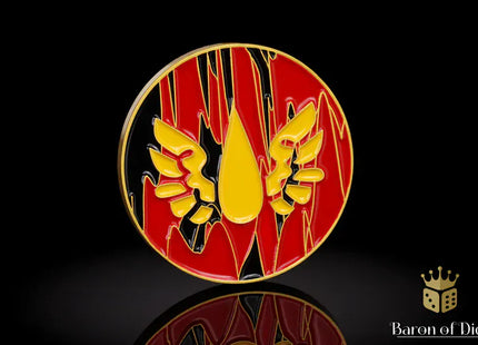 Gamers Guild AZ Baron of Dice 40mm Objective Coin - Blood Curse Baron of Dice