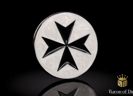 Gamers Guild AZ Baron of Dice 40mm Objective Coin - Knights Templar Baron of Dice