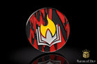 Gamers Guild AZ Baron of Dice 40mm Objective Coin - Scorched Book Baron of Dice