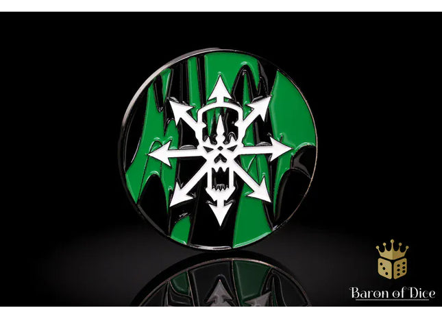 Gamers Guild AZ Baron of Dice 40mm Objective Coin - Tainted Knights Baron of Dice