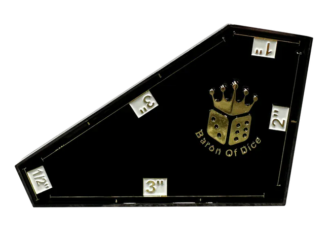 Gamers Guild AZ Baron of Dice Baron of Dice: 3" Metal Movement Gauge | Baron Coin Compatible Baron of Dice