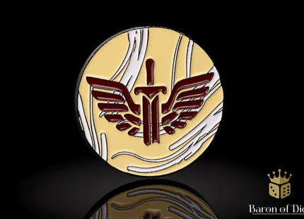 Gamers Guild AZ Baron of Dice Baron of Dice: 40mm Baron's Coin - Broken Angels Baron of Dice