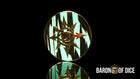 Gamers Guild AZ Baron of Dice Baron of Dice: 40mm Baron's Coin - Eye of Chaos | Aquamarine Baron of Dice