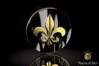 Gamers Guild AZ Baron of Dice Baron of Dice: 40mm Baron's Coin - Fleur De Lis | Heritage Baron of Dice