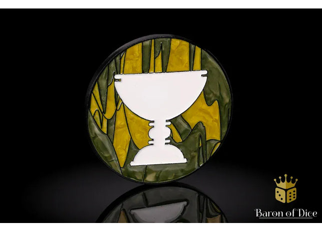 Gamers Guild AZ Baron of Dice Baron of Dice: 40mm Baron's Coin - Trench Crusade | Cult of the Black Grail Baron of Dice