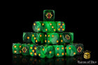 Gamers Guild AZ Baron of Dice Baron of Dice: Consecrated Blades - Green Dice - Set of 25 Baron of Dice
