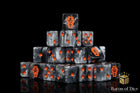 Gamers Guild AZ Baron of Dice Baron of Dice: Day of the Dead, Orange Coffin, 16mm Dice / Square Corner Baron of Dice