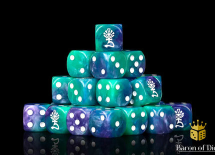 Gamers Guild AZ Baron of Dice Baron of Dice: Ghost Elves Dice - Set of 25 Baron of Dice