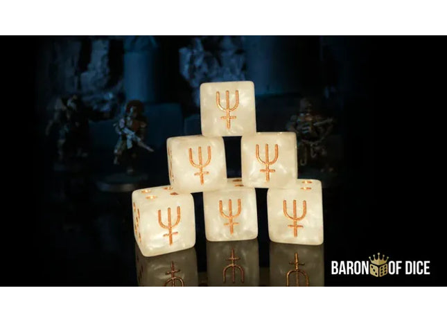 Gamers Guild AZ Baron of Dice Baron of Dice: Heretic Naval Raiders - Official Trench Crusade Dice Set Baron of Dice