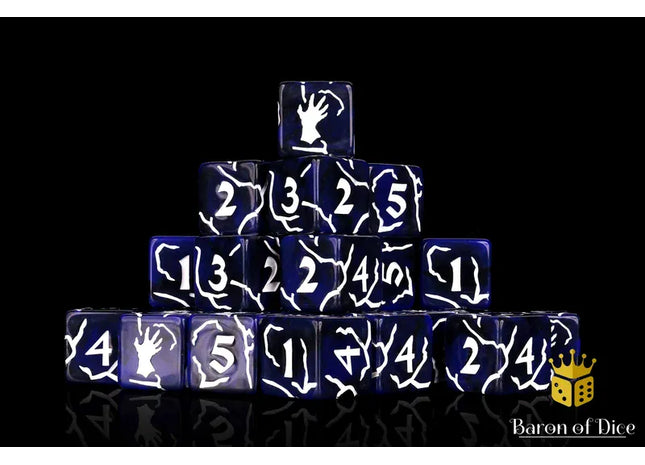 Gamers Guild AZ Baron of Dice Baron of Dice: Lightning Claw Dice (Round Corner 25ct) Baron of Dice