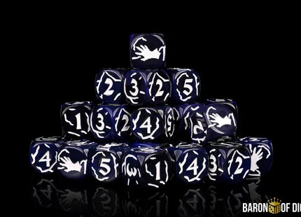 Gamers Guild AZ Baron of Dice Baron of Dice: Lightning Claw Dice (Square Corner 25ct) Baron of Dice