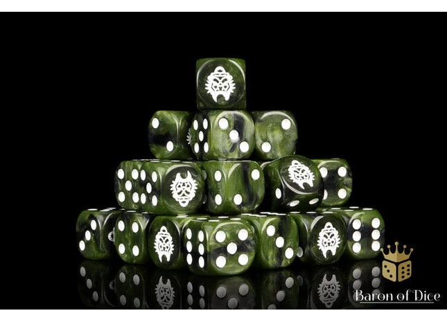 Gamers Guild AZ Baron of Dice Baron of Dice: Officially Licensed W’adrhun Conquest 16mm Dice x10 Dice Baron of Dice