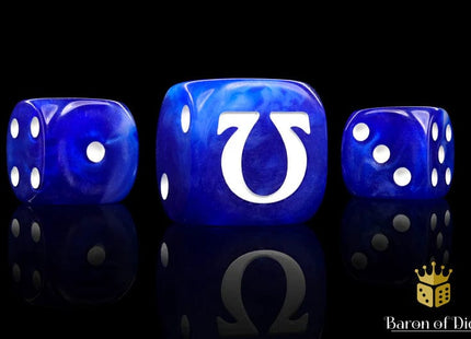 Gamers Guild AZ Baron of Dice Baron of Dice: Omega, White, Dice / Round Corner Baron of Dice