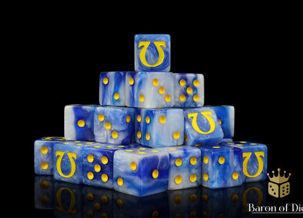Gamers Guild AZ Baron of Dice Baron of Dice: Omega, Yellow, Dice / Square Corner Baron of Dice