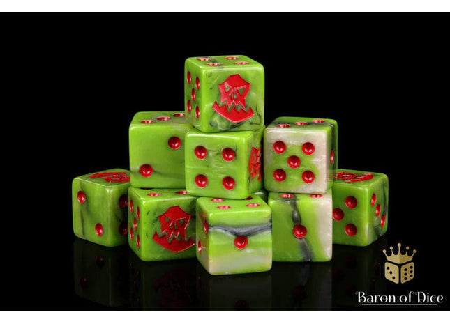 Gamers Guild AZ Baron of Dice Baron of Dice: Orc, OG, Red Dice / Square Corner Baron of Dice
