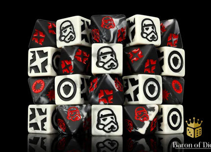 Gamers Guild AZ Baron of Dice Baron of Dice: Trooper Galactic Skirmish Dice Set (20ct) Discontinue