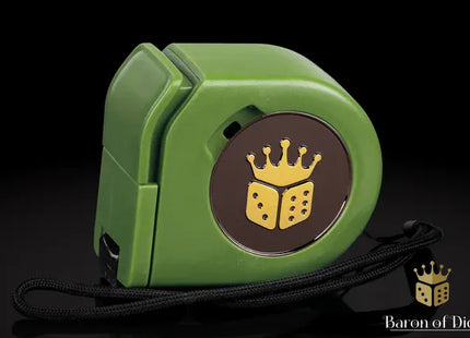 Gamers Guild AZ Baron of Dice Baron of Dice: Wargaming Tape Measure  - Green Baron of Dice