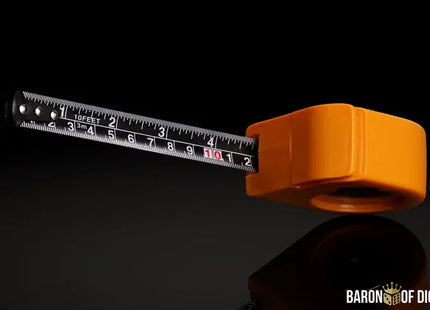 Gamers Guild AZ Baron of Dice Baron of Dice: Wargaming Tape Measure  - Orange Baron of Dice