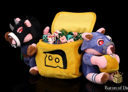Gamers Guild AZ Baron of Dice Cheese Thieves Plushie Dice Bag Baron of Dice