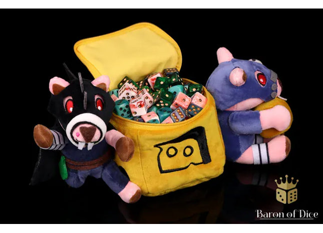 Gamers Guild AZ Baron of Dice Cheese Thieves Plushie Dice Bag Baron of Dice