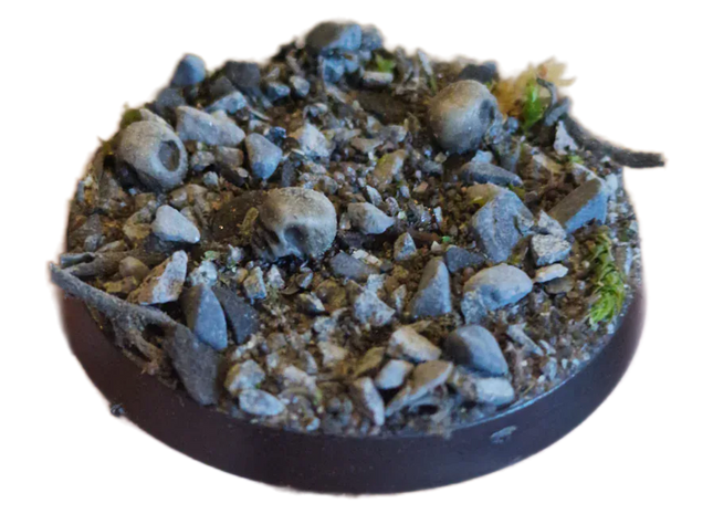 Gamers Guild AZ Base X Base X Terrain: Basecover - Grim Skulls Baron of Dice