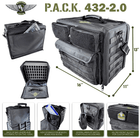 Gamers Guild AZ Battle Foam (432) P.A.C.K. 432 2.0 Molle Horizontal with Magna Rack Slider Load Out (Black) Battle Foam