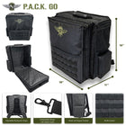 Gamers Guild AZ Battle Foam (Go) P.A.C.K. Go 2.0 with Magna Rack Slider Load Out (Black) Battle Foam