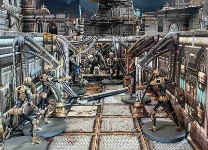 Gamers Guild AZ BATTLE SYSTEMS Battle Systems: Sci-Fi Gothic Cityscape (Pre-Order) Quartermaster Direct