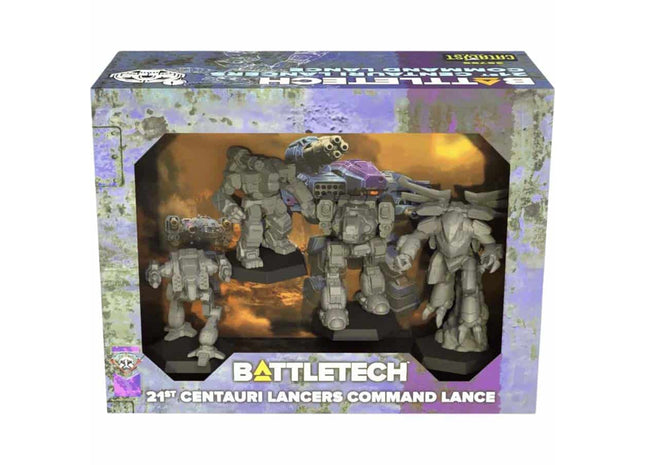 Gamers Guild AZ Battletech BattleTech: 21st Centauri Lancers Command Lance Force Pack (Pre-Order) GTS