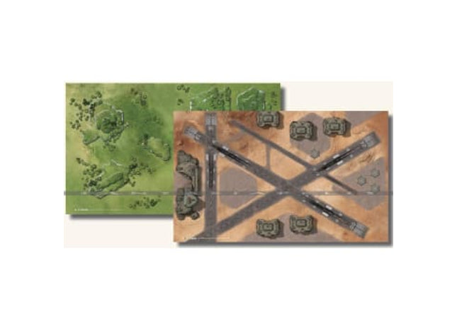 Gamers Guild AZ Battletech BattleTech: Playmat - Alpha Strike Aerobase 1 GTS