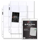 Gamers Guild AZ BCW BCW: Accessories - 9-Pocket Top Load Pro Pages Clear BCW